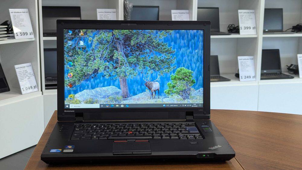 Tani Laptop 15" Lenovo ThinkPad L512 Intel i3 SSD Win10 DVD Kamera