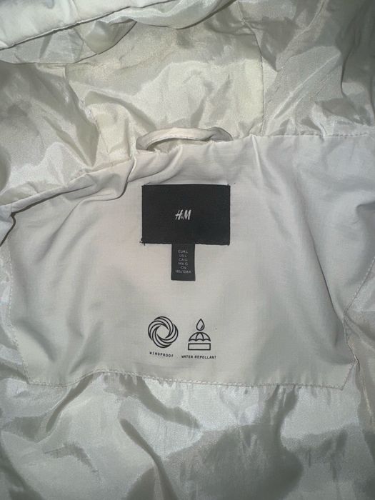 Чоловічий водовідштовхуючий пуховик h&m