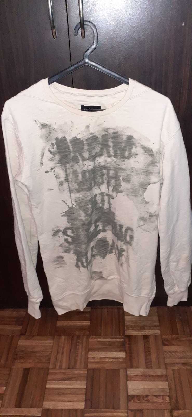 Camisola branca Zara