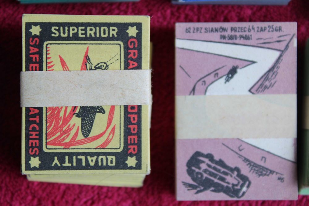 Etykieta zapałczana  NOWE -KOLECJONERSKIE Różne