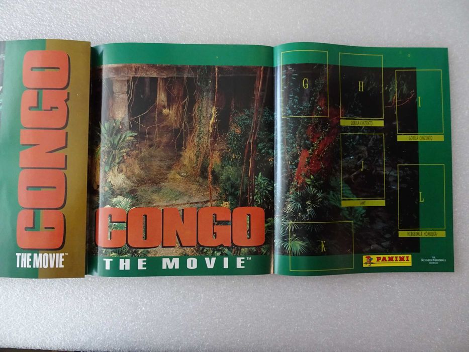 Caderneta de cromos vazia Congo The Movie - Panini