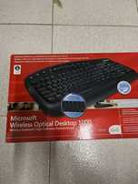 Microsoft - Teclado sem fio e mouse óptico