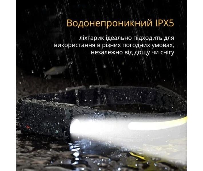 Налобний сенсорний ліхтар, гнучкий акамуляторний Led  ліхтарик