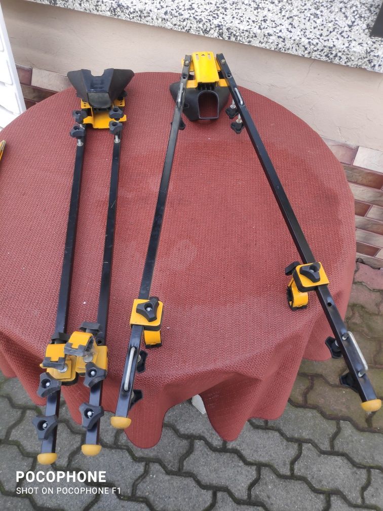 Bagażnik dachowy rowerowy na relingi x2