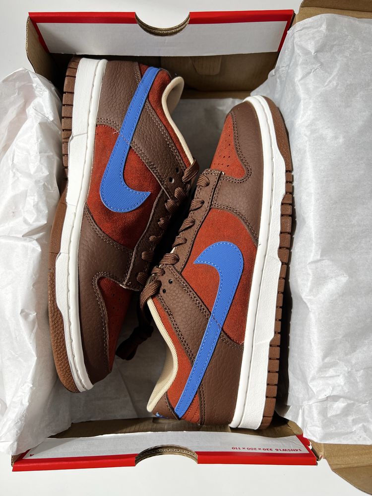 Nike Dunk Low Retro Prm Cacao Wow/Comet Blue нові, оригінал