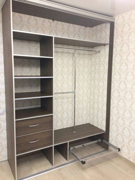 Шафа внутрянка мдф шухляди