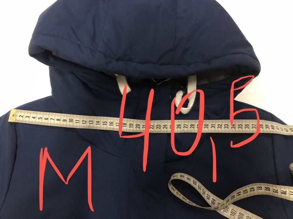 Куртка adidas женская зимняя оригинал парка синяя М 48 36 38