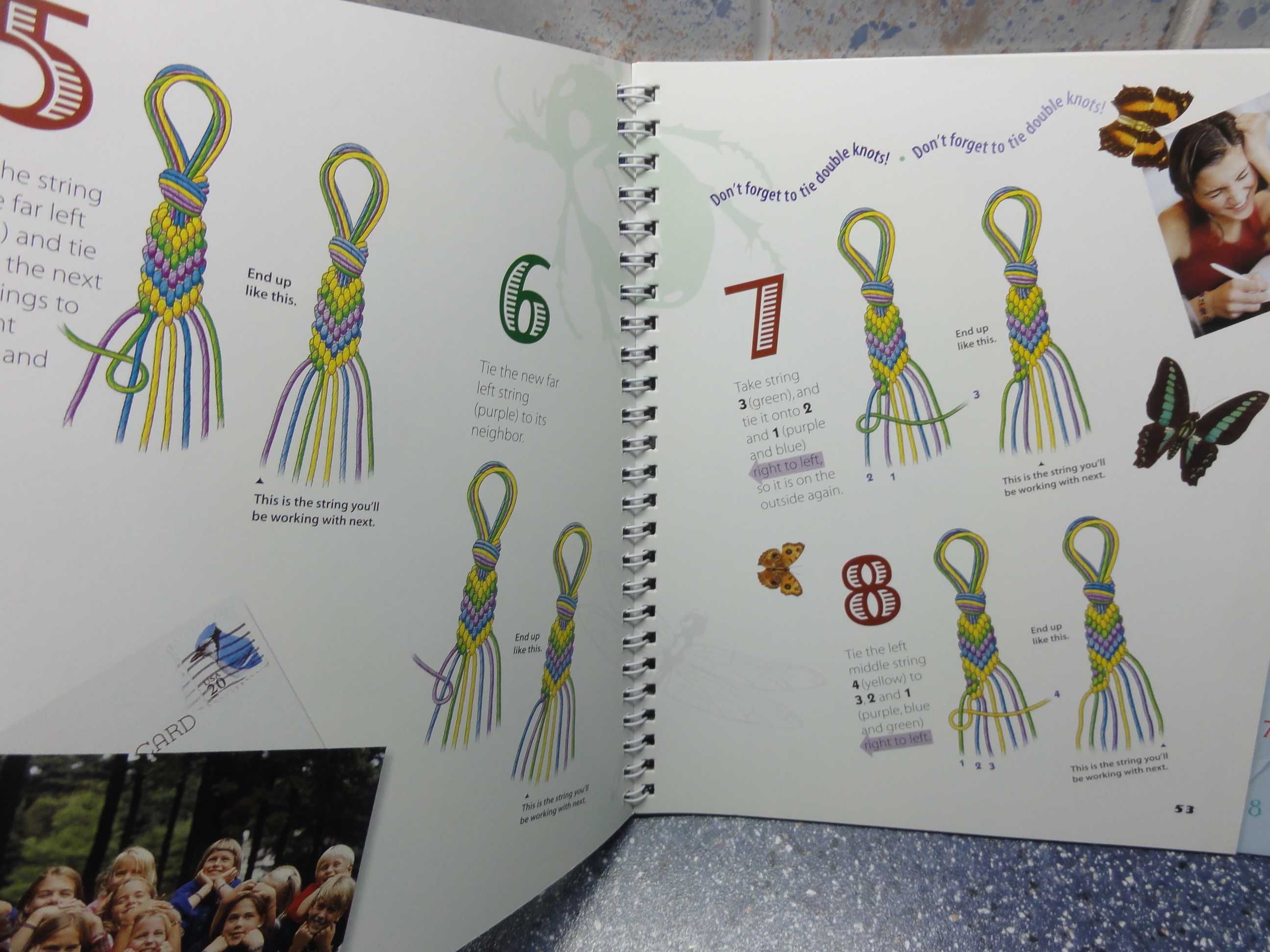 Эксклюзив из США:ПОСОБИЕ-книга плетения детских браслетов Laura Torres