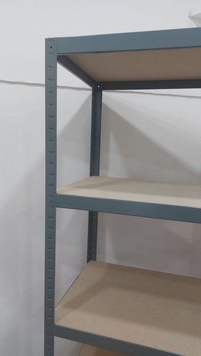 Estante Metálica Spaceo Cinza 196x120x50cm 300kg