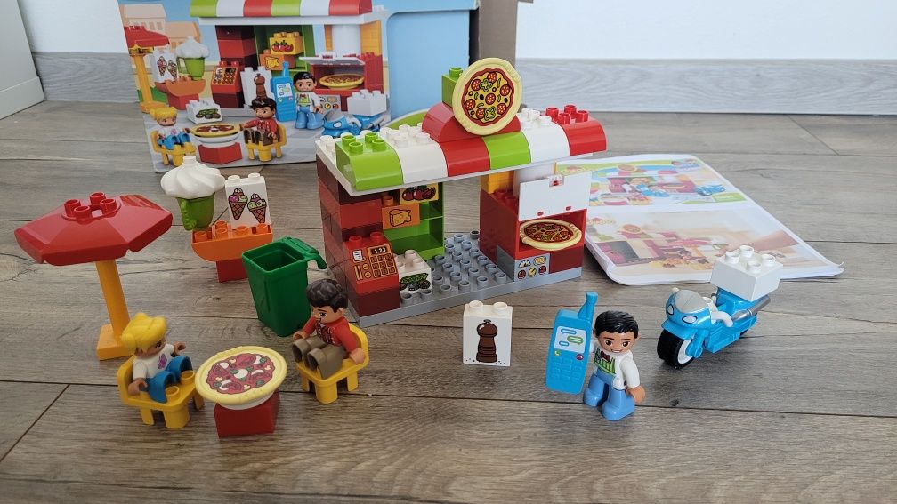 Lego kompletny pizzeria zestaw 10834 duplo karton