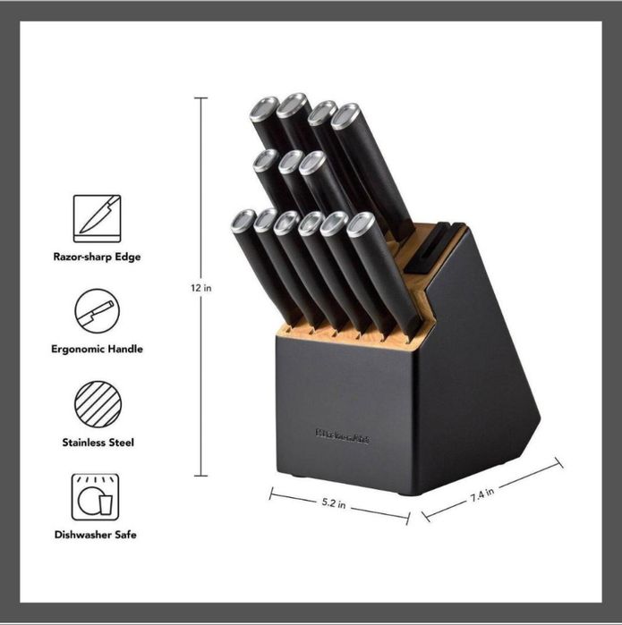 Набір ножів  KitchenAid на 14-предметів нові