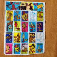 Album naklejki vintage Scooby Doo kolekcja retro lata 90