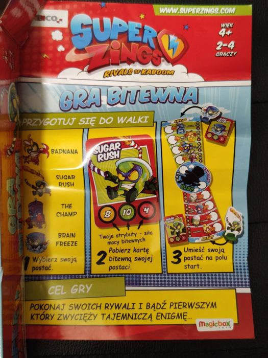 Super Zings (Rivals of Kaboom) - gra bitewna (Enigma!)