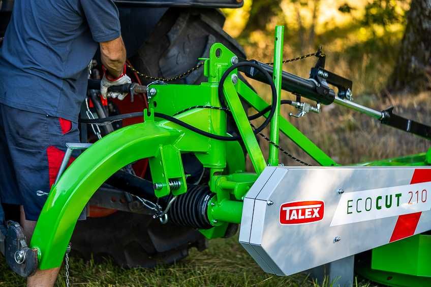 Kosiarka rotacyjna ECO CUT 2,10 z wałkiem WOM firmy TALEX