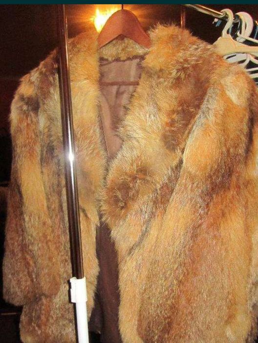 Casaco de pele de raposa, verdadeiro