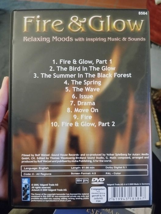 DVD Fire & Glow, Relaxing Moods
