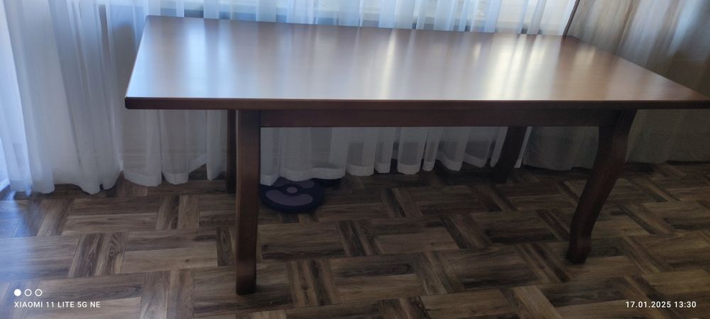 NOWY Stół  do salonu z buku