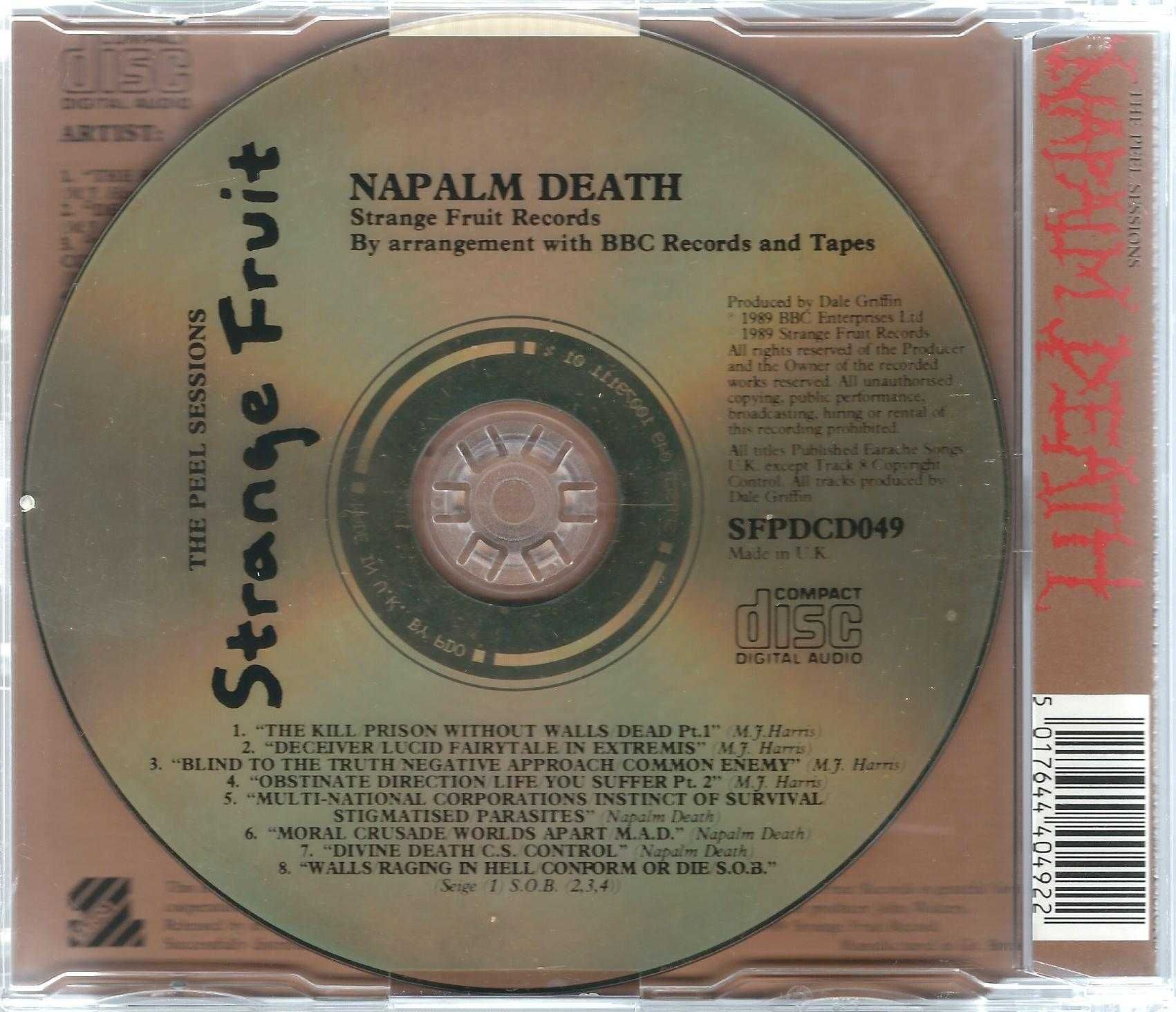 CD Napalm Death - The Peel Sessions (1989) (Strange Fruit)