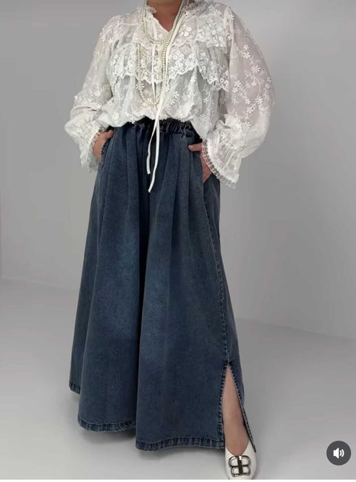 Широкі джинси дуже класні розмір L-3XL