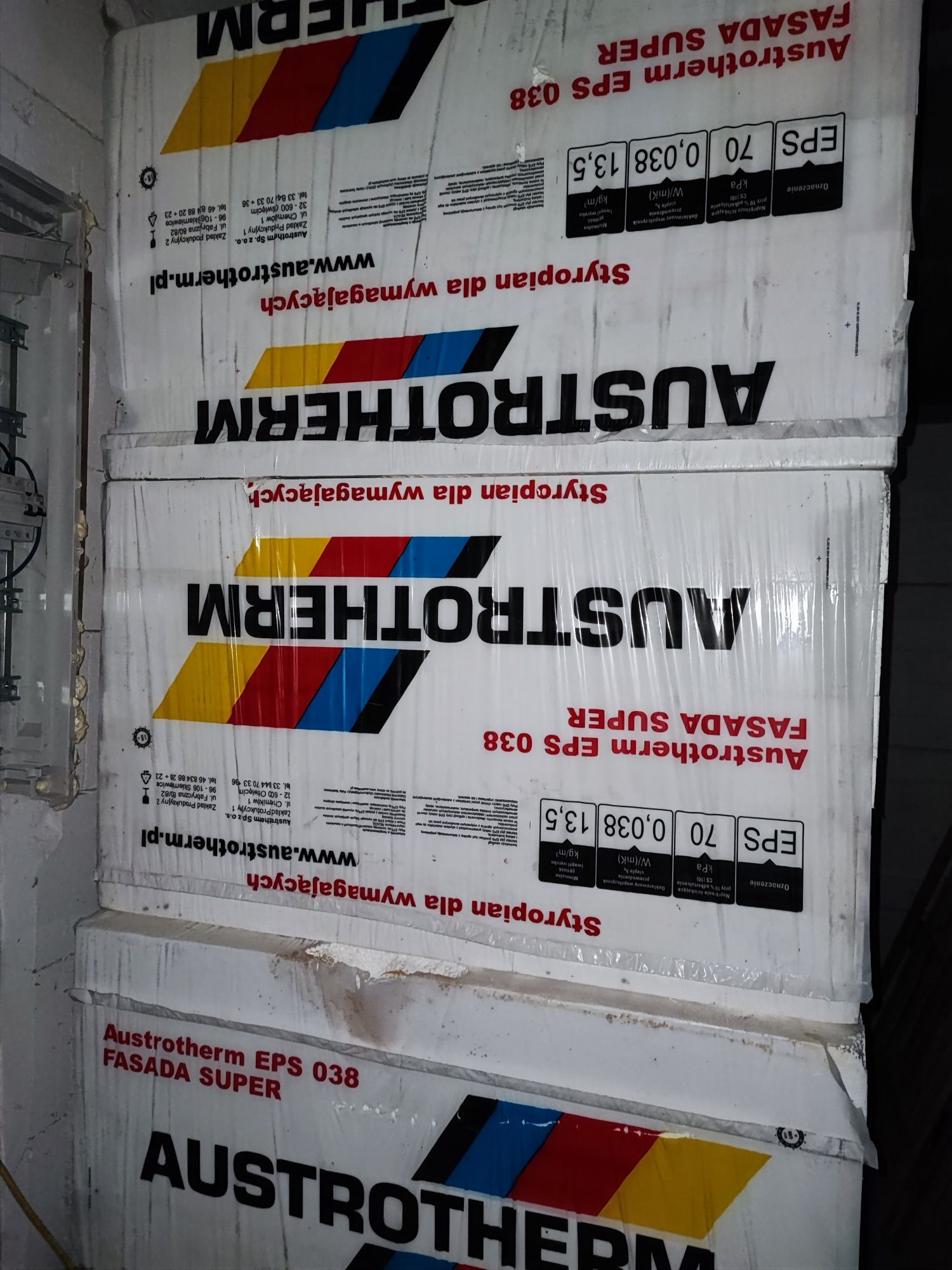 Styropian EPS 038 12 cm. biały Austrotherm Fasada Super