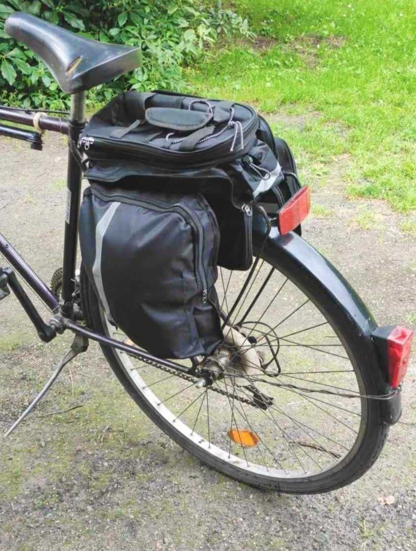 Torba rowerowa, bagażnikowa, na rower, sakwa na bagażnik, podwójna