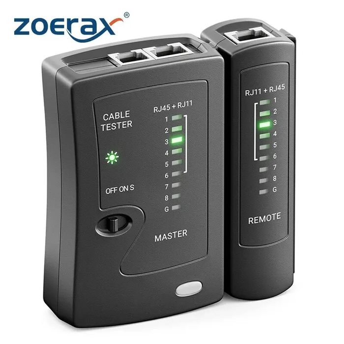 Verificador de cabos de rede RJ11 RJ12 RJ45 ISDN LAN NOVO