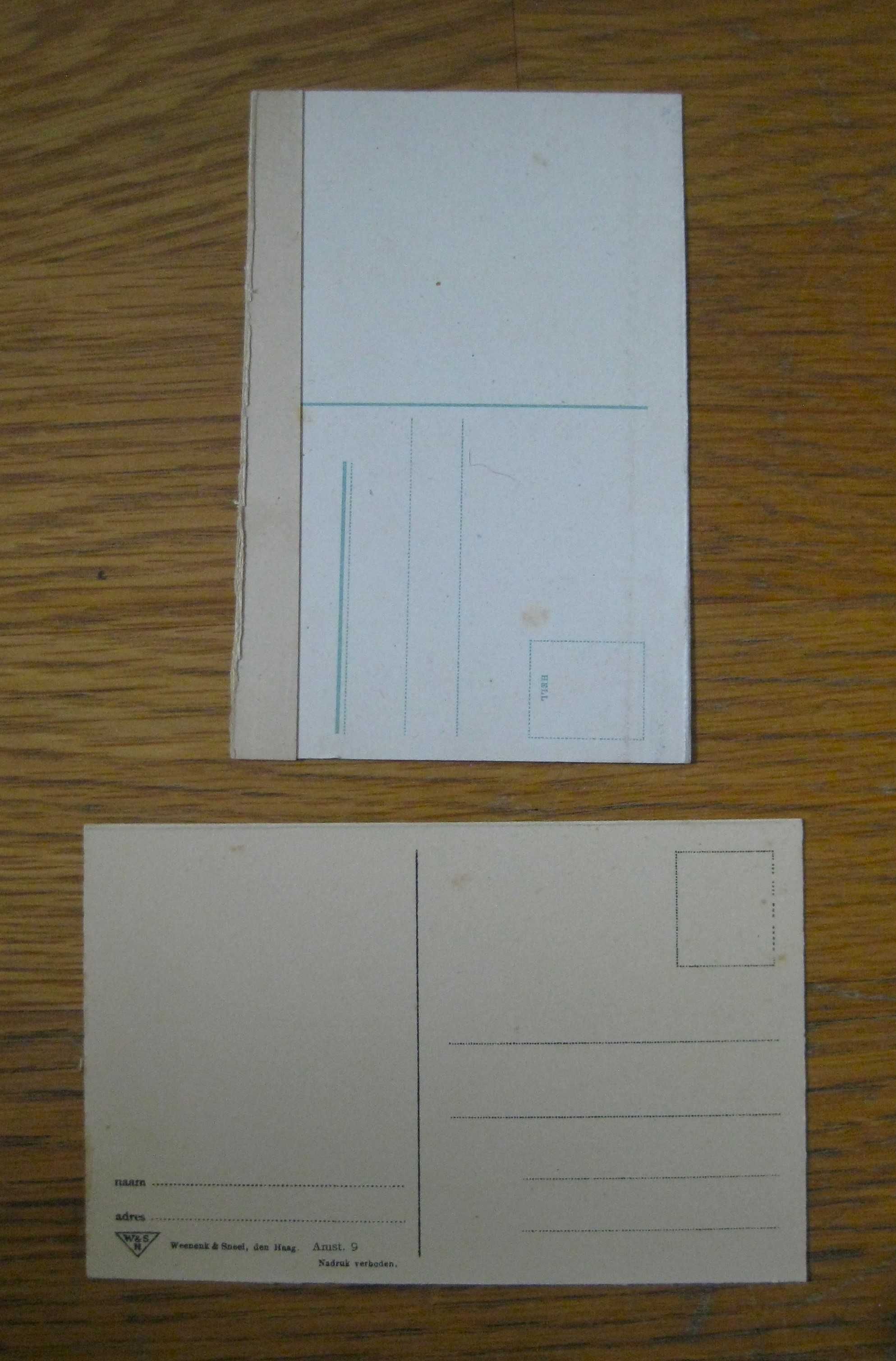 Conjunto de 2 Bilhetes Postais da Holanda