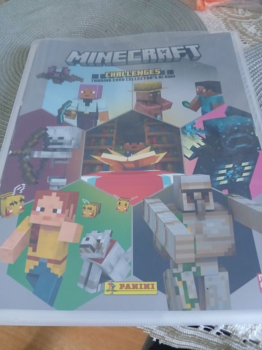 Karty panini minecraft challenges 5 album