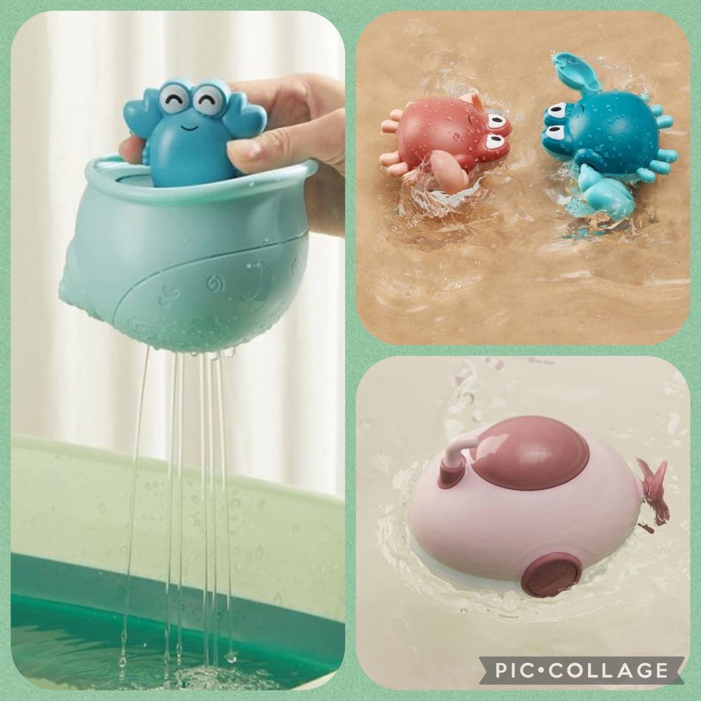 Набір іграшок для купання в двоих кольорах/ игрушка для купания