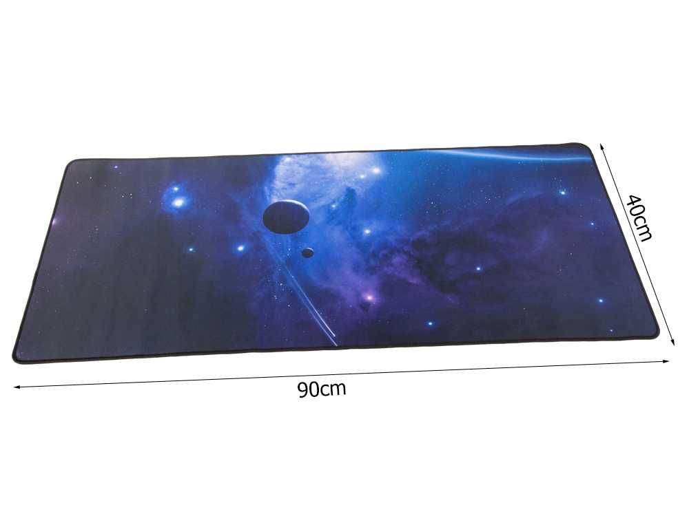 Duża Podkładka pod Mysz Myszkę GAMINGOWA WSZECHŚWIAT 90x40 XXXL
