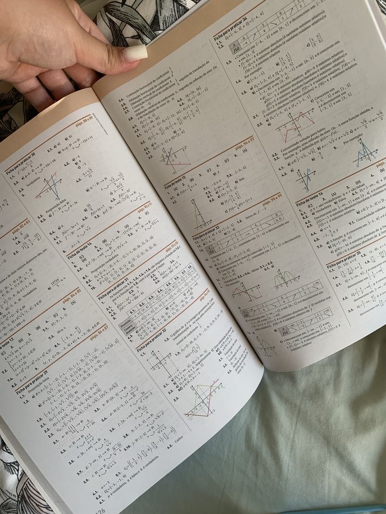 Caderno de Fichas, Matemática 10° ano