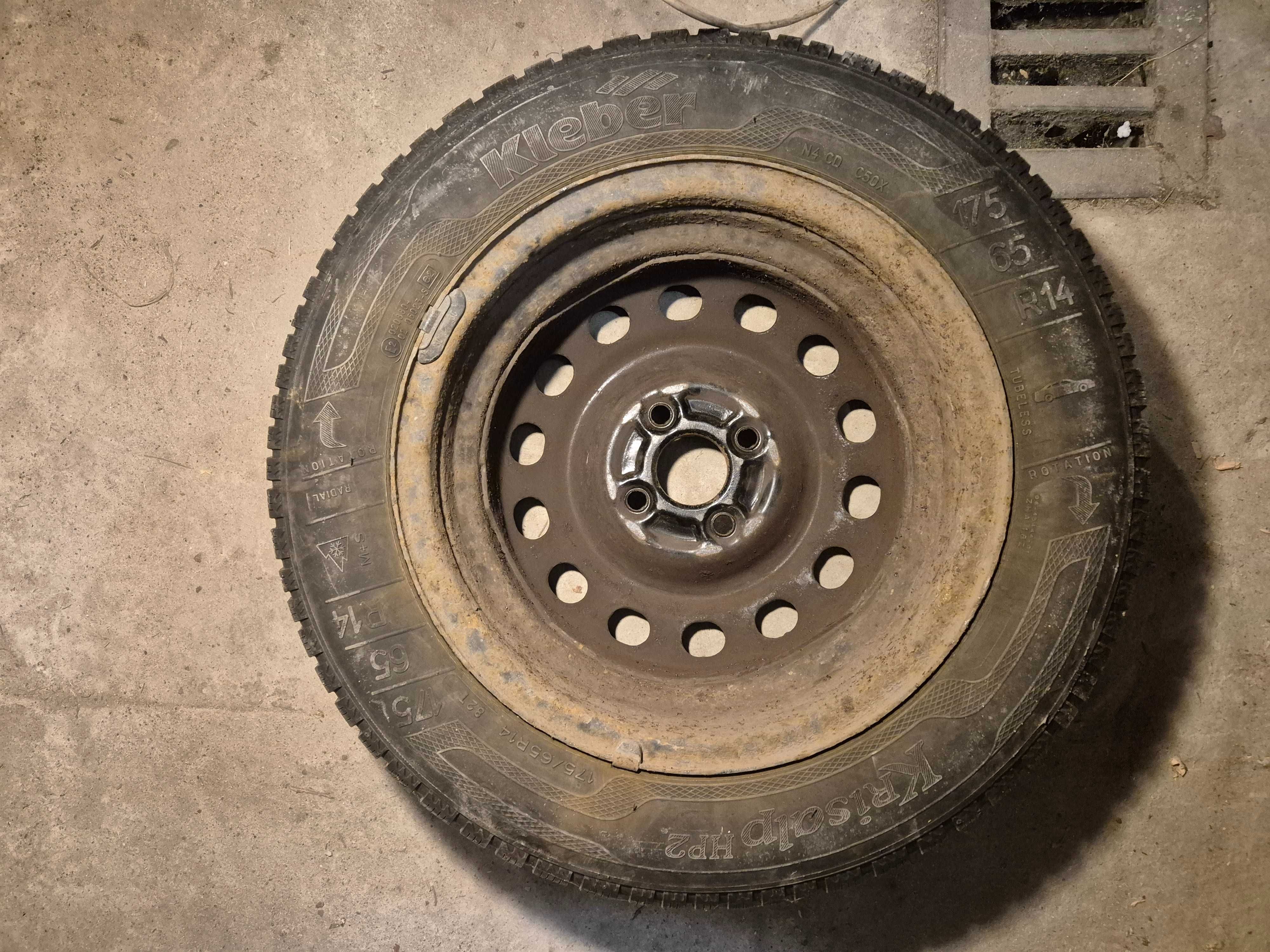 Felgi stalowe 14" + opony zimowe (komplet 4 szt.) Honda Jazz