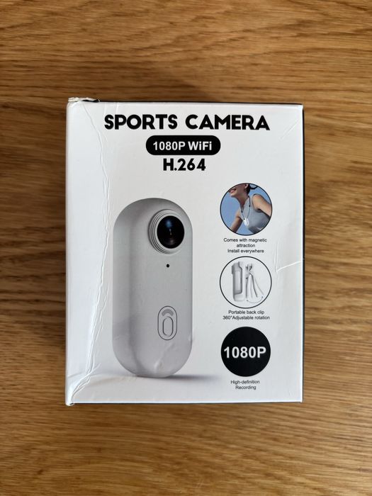 Câmara desportiva portátil