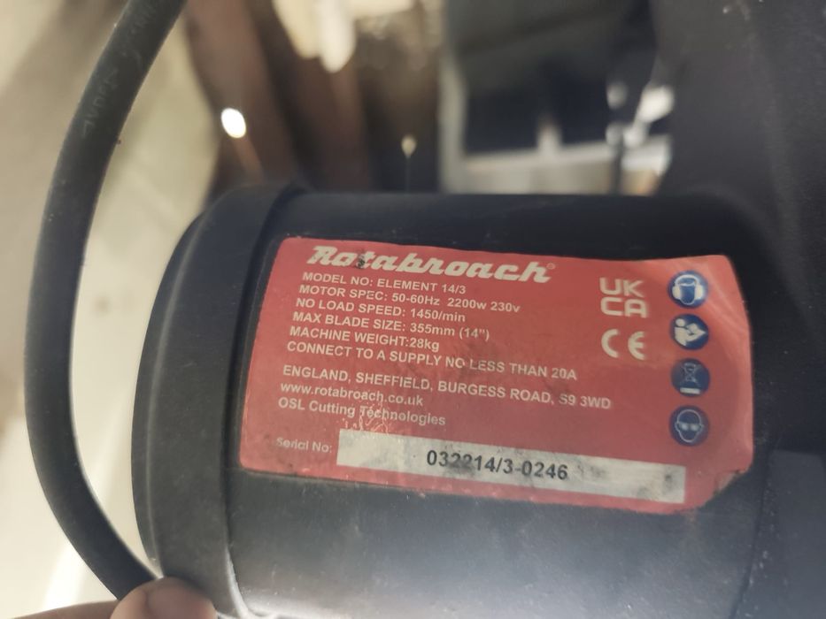 Máquina Serra corte metal Rotabroach Element 14/3