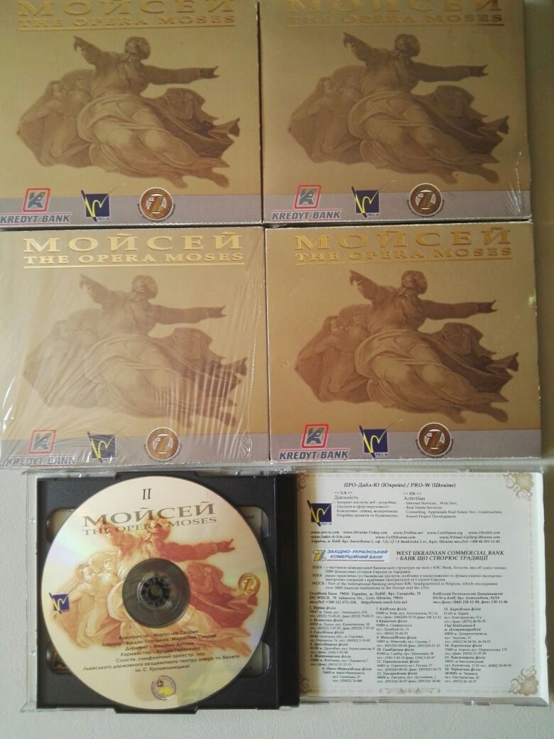 The Opera Moses"Mojżesz" 2cd -5szt Nowe,10zł sztuka