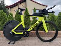 Triathlon: CANYON Speedmax CF Disc  - dysk, pomiar mocy, SRAM Red.