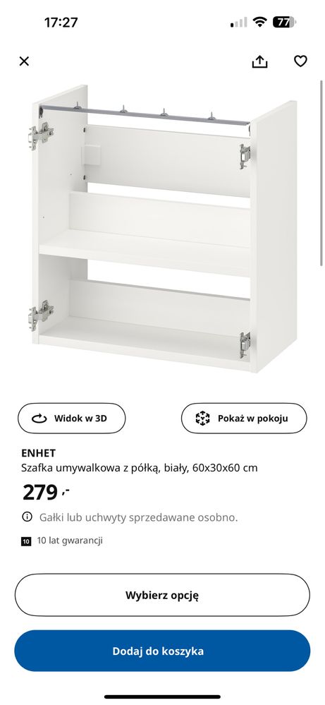 Szafka + zlew IKEA