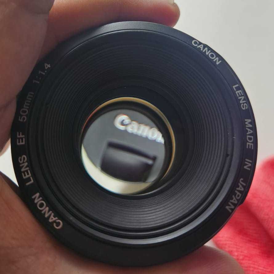 Lente Canon Ef 50mm  - f/1.4 ,  usado como Novo sem marcas