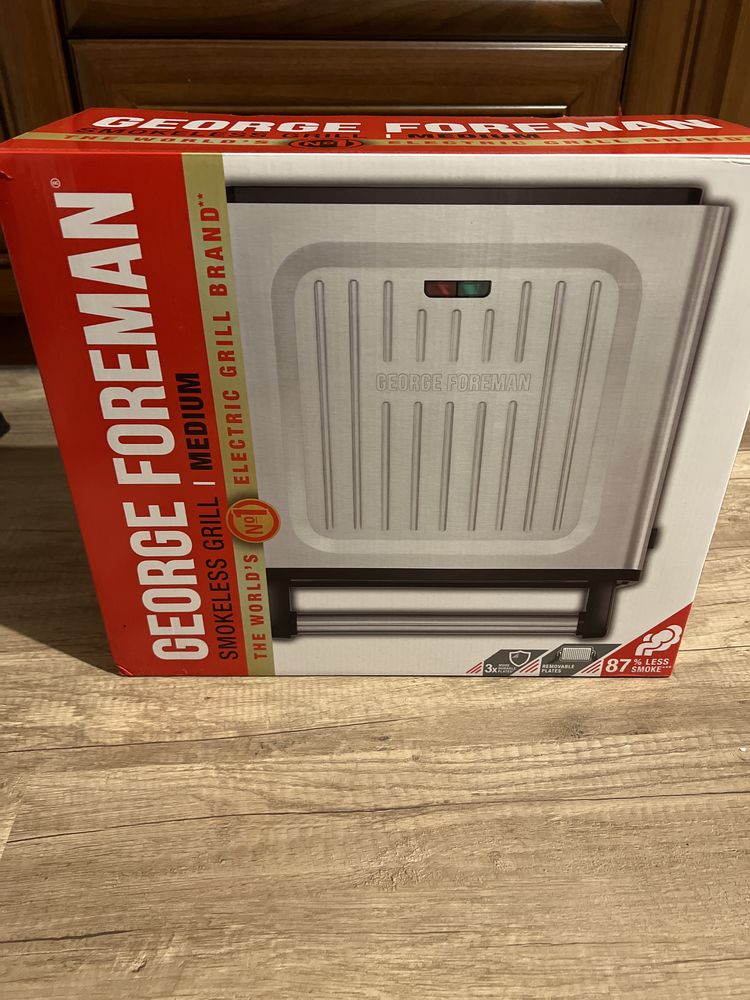 NOWY Grill elektryczny GEORGE FOREMAN 28000 (Bezdymny)