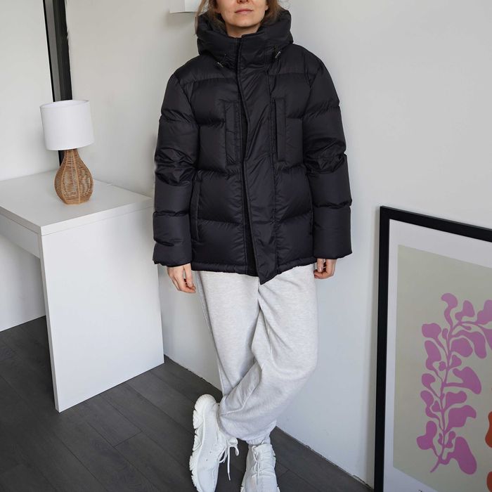 Зимовий супер теплий короткий пуховик