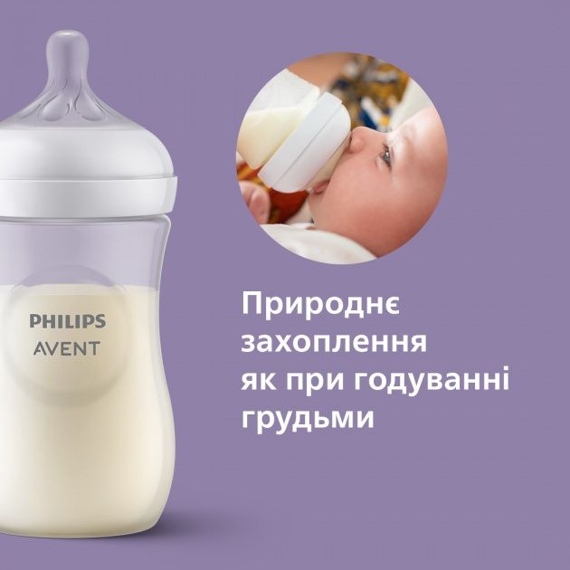 Бутилочка Philips Avent Natural 260 мл від 0 міс+
