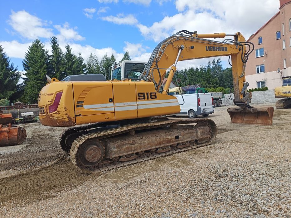 Koparka gąsienicowa Liebherr R916c litronic cat Volvo atlas komats