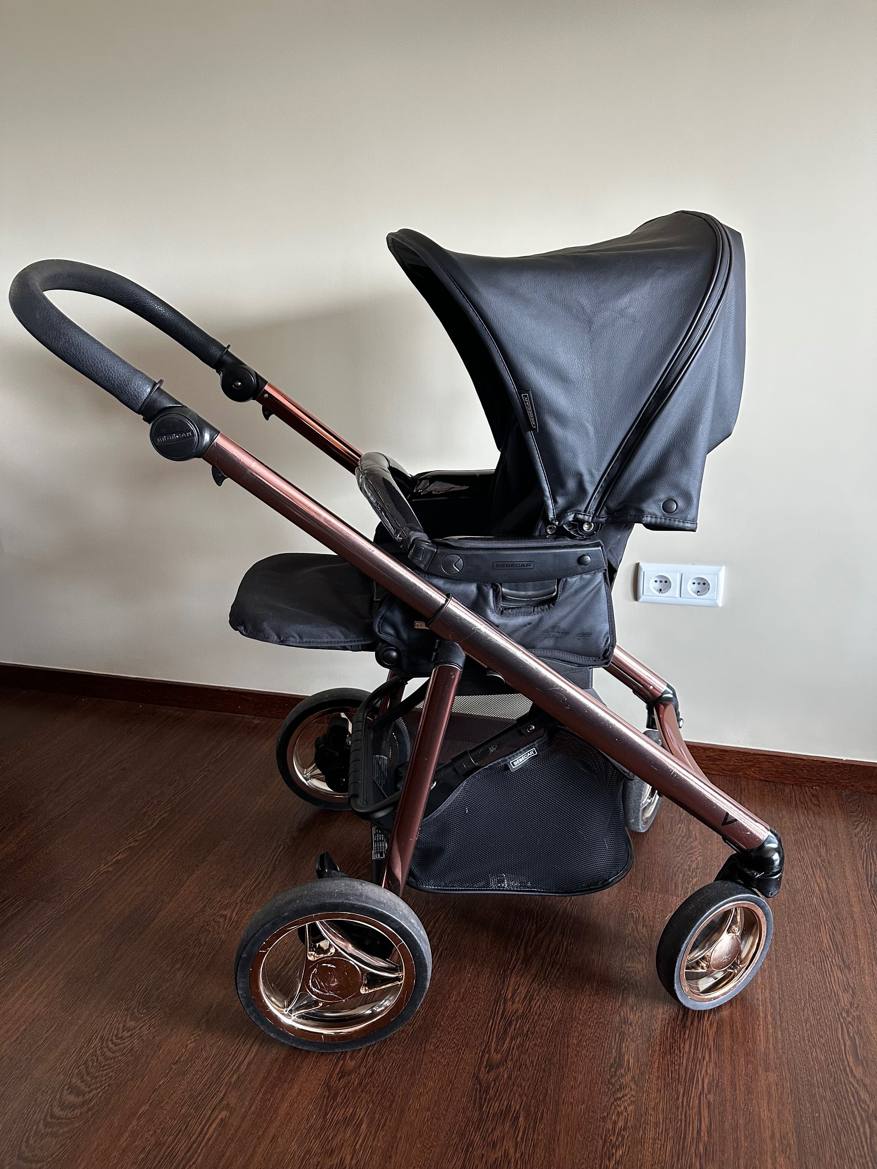 Trio Bébécar V-Pack completo com base isofix