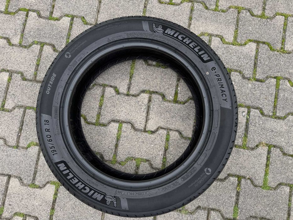 4x Nowe opony letnie 195/60r18 96H XL MICHELIN e-Primacy (2024r)