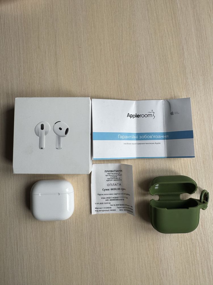  Airpods 4 нові 100% оригінал