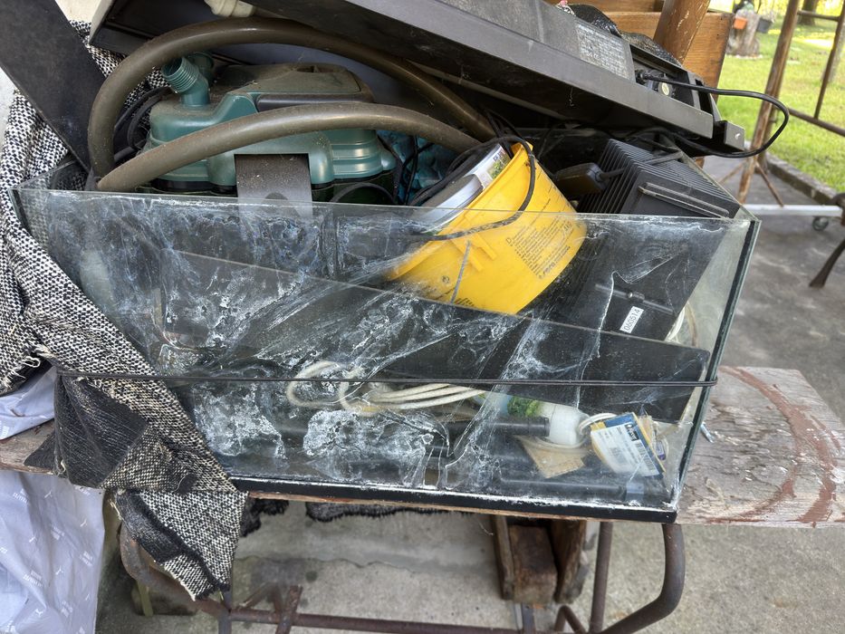 Filtro de aquario aquario e materaial