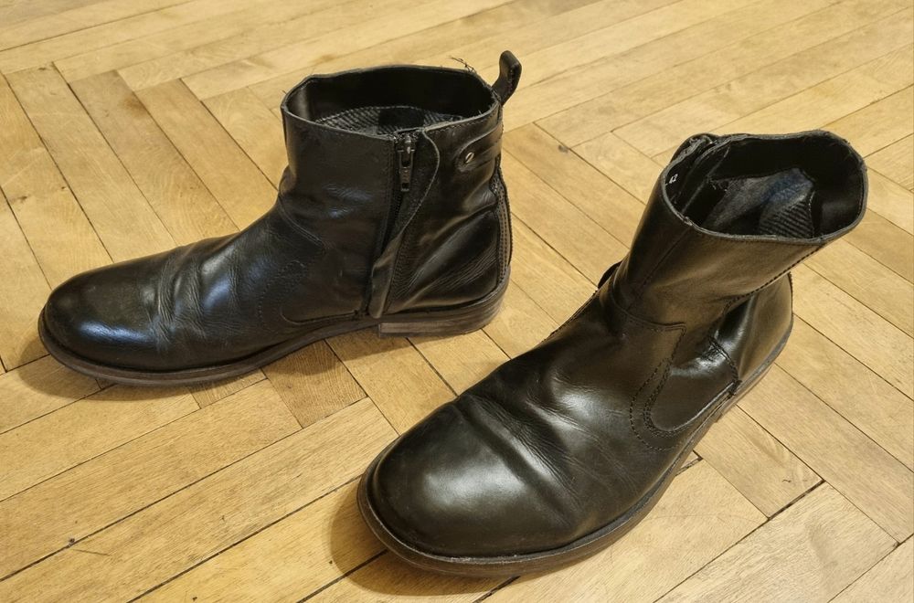 Ботинки мужские кожа Zara 42р