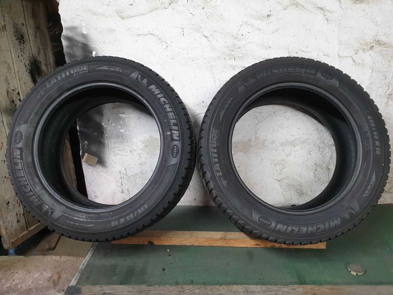 Dwie Opony zimowe 235/55R18 6mm Michelin Latitude Alpin LA2