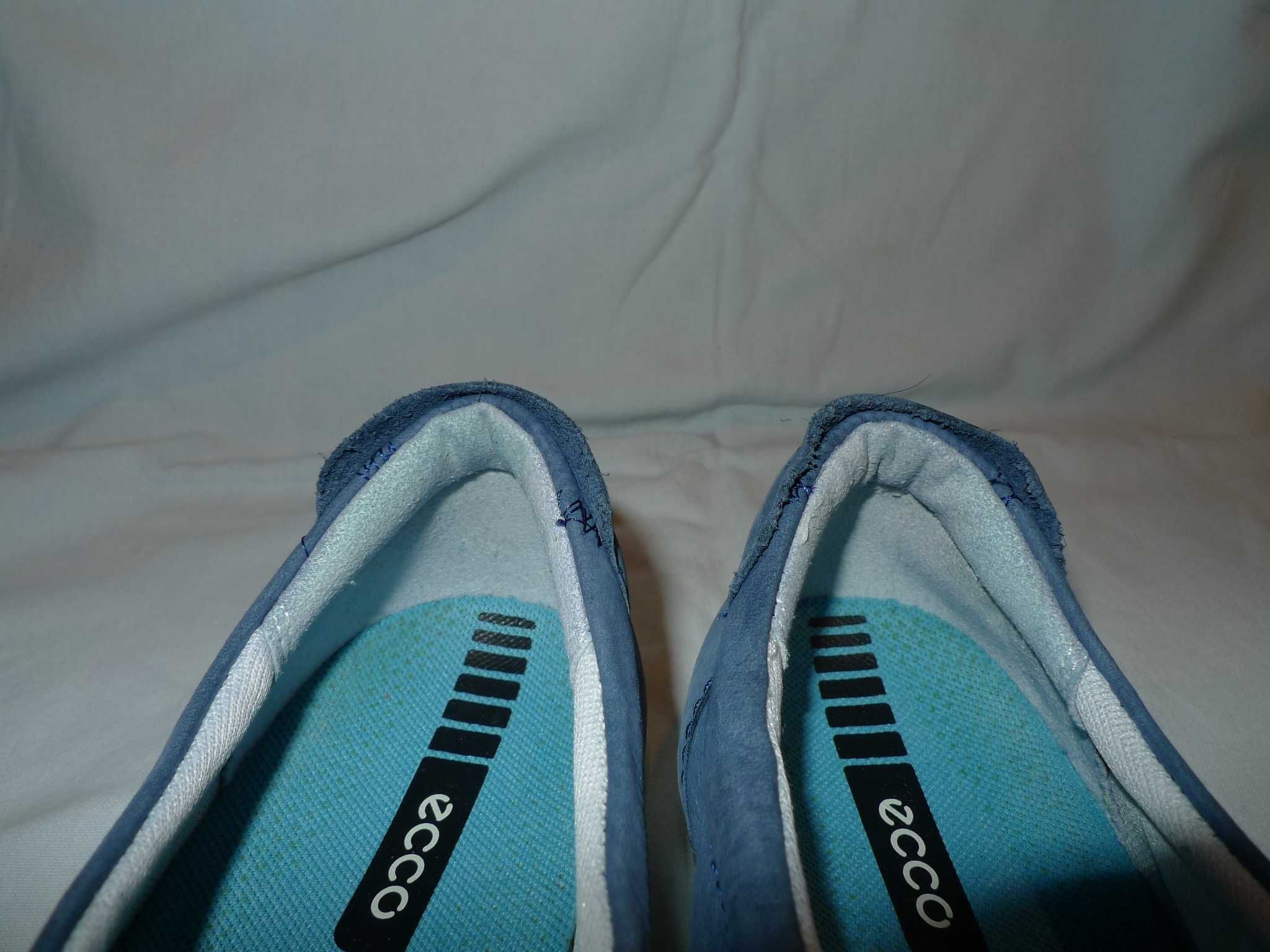 ECCO Soft r.38/24,5cm Buty skórzane sportowe casual