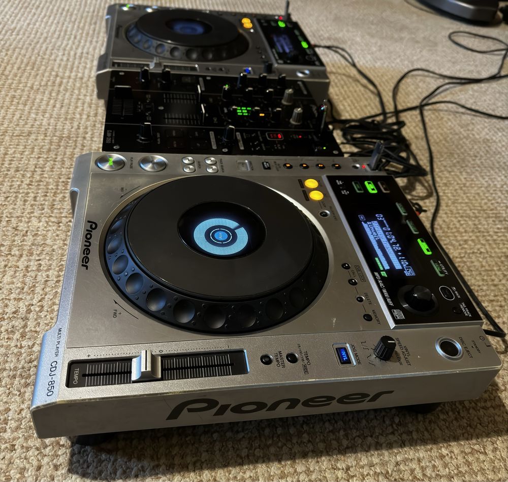 Повний DJ комплект Pioneer CDJ-850х2 + пульт та навушники!